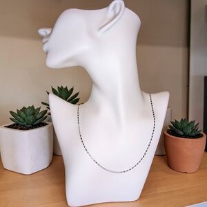 💥2 for $40💥 Pretty Bird 18-inch 14K White Gold Plated Figaro Chain $25 Each